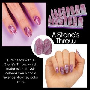 3/$20💘 Color Street Nail Polish Strips in A Stone's Throw